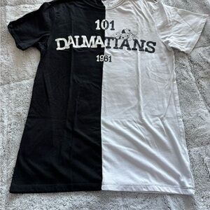 Disney 101 Dalmatians Split Black & White Graphic Tee